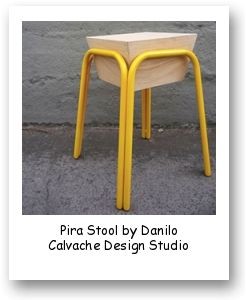 Pira Stool by Danilo Calvache Design Studio