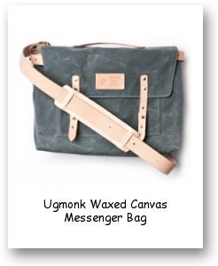 Ugmonk Waxed Canvas Messenger Bag