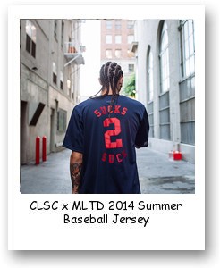 CLSC x MLTD 2014 Summer Baseball Jersey