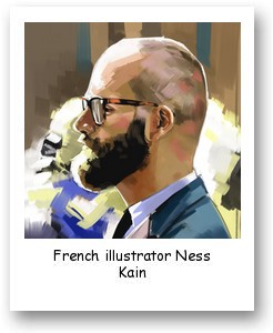 French illustrator Ness Kain