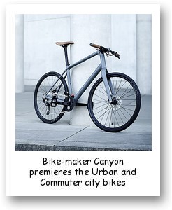 Bike-maker Canyon premieres the Urban and Commuter city bikes