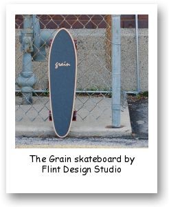The Grain skateboard by Flint Design Studio