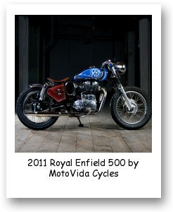 2011 Royal Enfield 500 by MotoVida Cycles