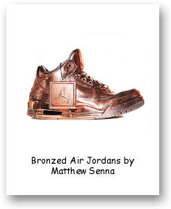 Bronzed Air Jordans by Matthew Senna