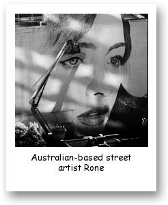 Australian-based street artist Rone