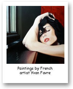 Paintings by French artist Yvan Favre