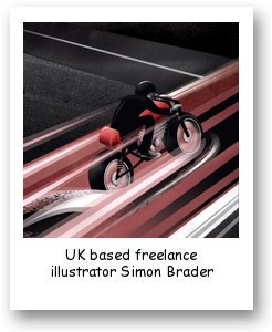 UK based freelance illustrator Simon Brader
