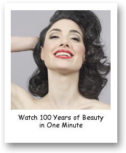 Watch 100 Years of Beauty in One Minute