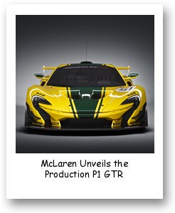 McLaren Unveils the Production P1 GTR