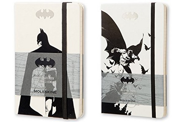 Moleskine Batman Limited Edition Hard Cover Plain Pocket Notebook 21x13x1.5cm 