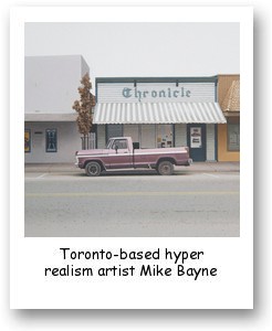Toronto-based hyper realism artist Mike Bayne