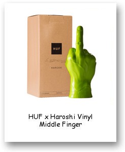 HUF x Haroshi Vinyl Middle Finger