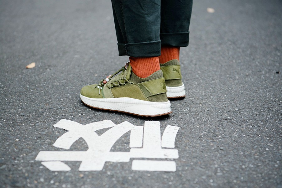 puma tsugi on feet
