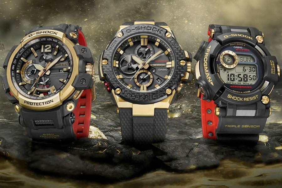 G shock gold tornado best sale