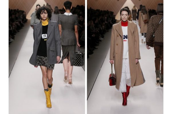 FENDI a dévoilé une collaboration avec FILA lors de la Fashion Week de Milan