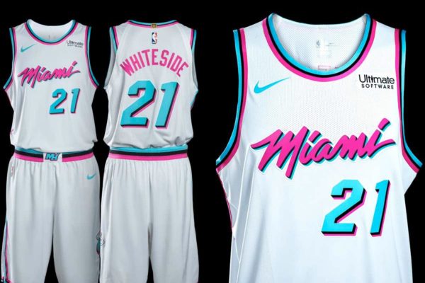 Miami Heat présente son maillot "Vice City Edition"