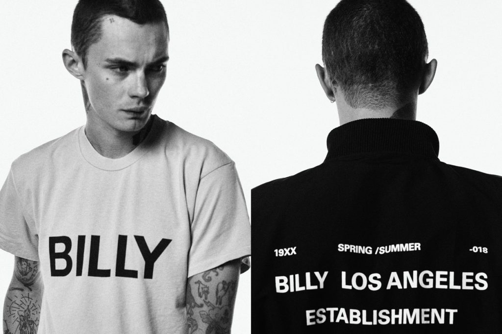 BILLY Los Angeles "ESTABLISHMENT" Printemps/Été 2018