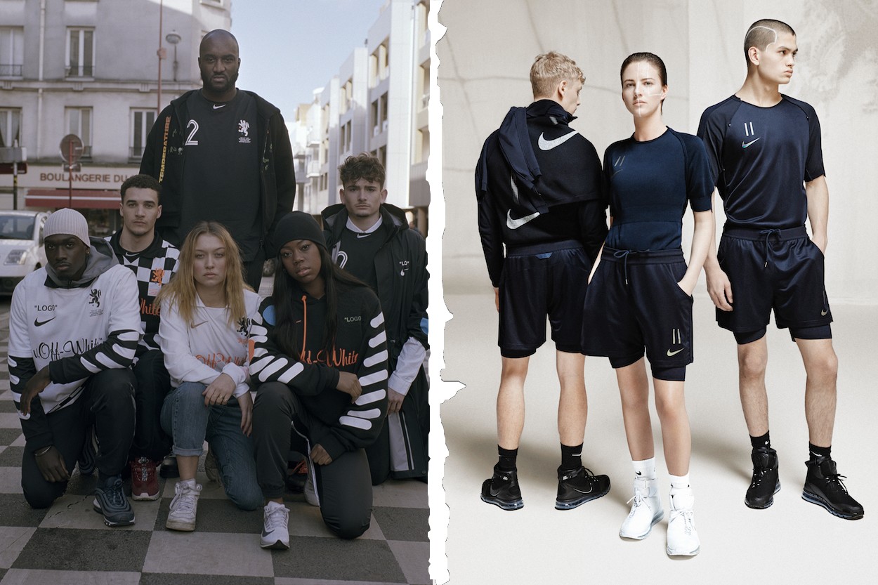 Virgil Abloh and Kim Jones reveal football collaboration with Nike