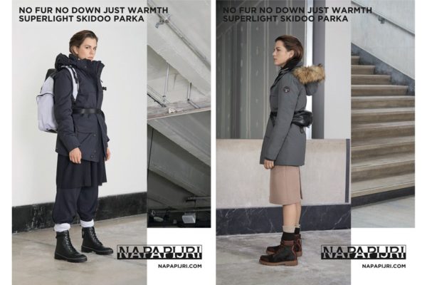 Morgane Polanski égéries de la nouvelle campagne Napapijri