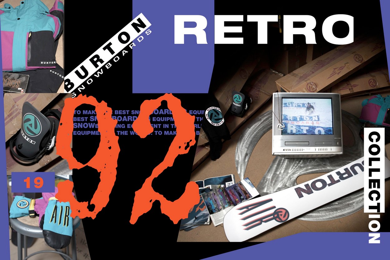 Burton dévoile sa collection Retro pour l'Automne/Hiver 2018