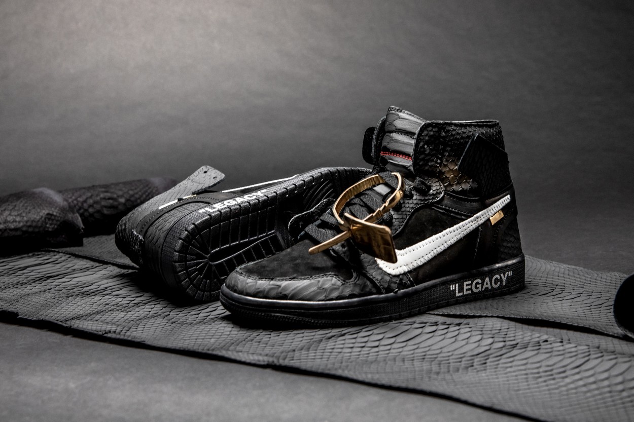 The Shoe Surgeon Air Jordan 1 Rubberized Python