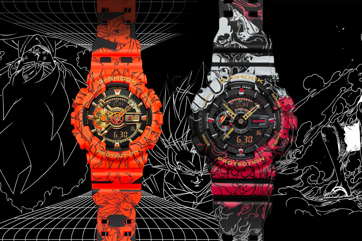 G-Shock dévoile les collaborations Dragon Ball Z et One Piece | Viacomit