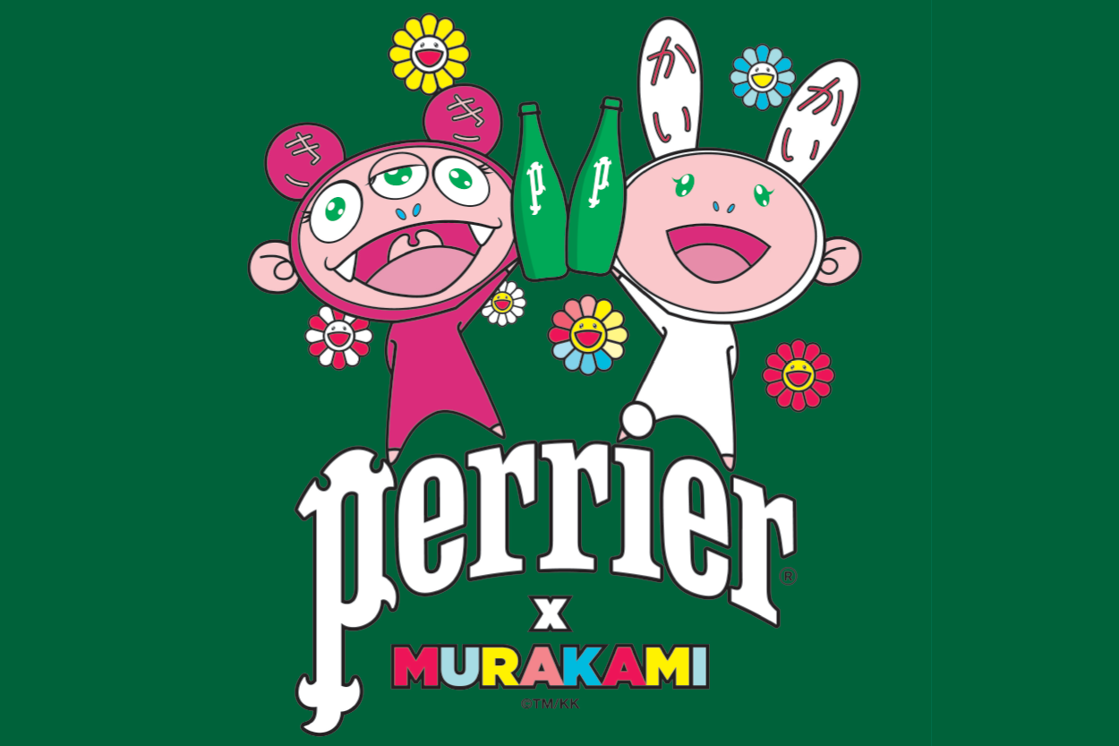 Perrier présente sa nouvelle collaboration avec TAKASHI MURAKAMI