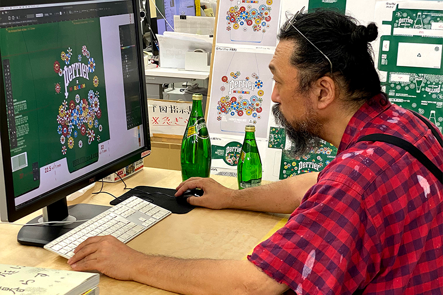 Collaboration Perrier x Takashi Murakami