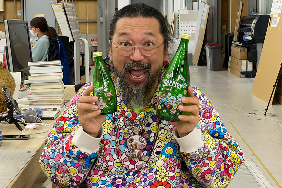 Perrier présente sa nouvelle collaboration avec TAKASHI MURAKAMI