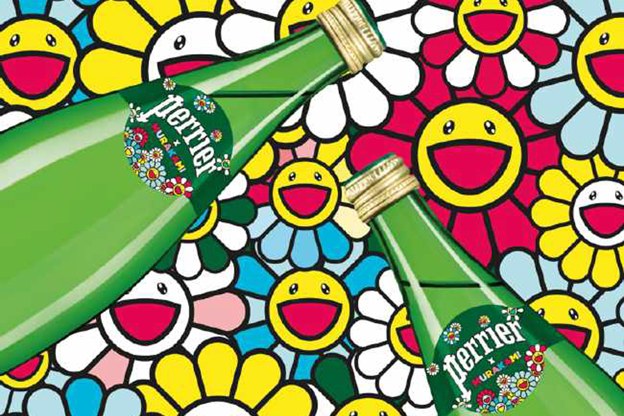 Perrier présente sa nouvelle collaboration avec TAKASHI MURAKAMI