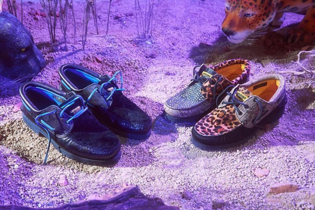Collection capsule Chinatown Market x Timberland Boat Shoe "Animal Print"