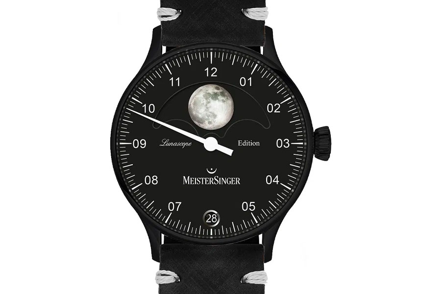 Montre MeisterSinger Lunascope Spéciale France Full Black