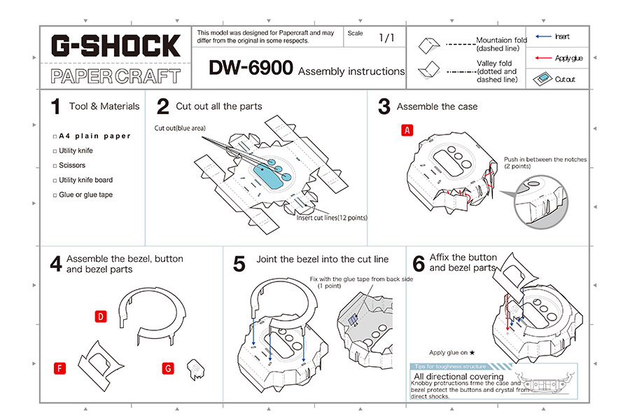 G-Shock "Papercraft" DW-6900