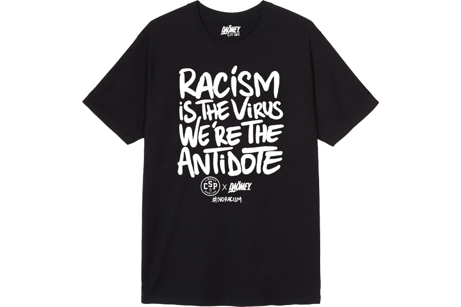 apsule Limoges CSP x Daömey "Racism is the virus, We’re the antidote"