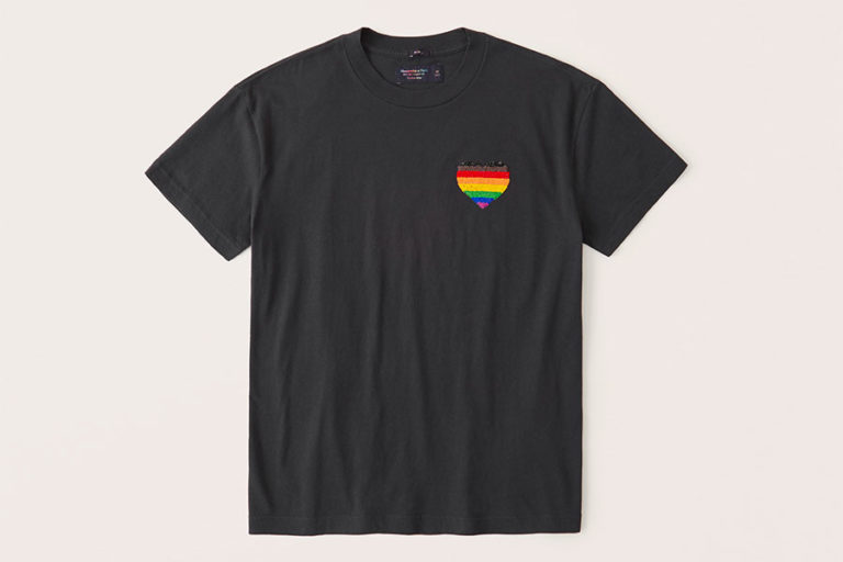 Abercrombie & Fitch lance une collection tiedye arcenciel Pride 2021