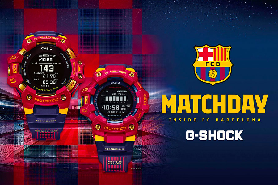 Collection capsule G-Shock "Matchday : Inside FC Barcelona"