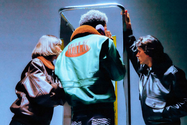 Collaboration en édition limitée Schott NYC x Justice